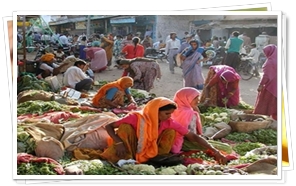 Local market in Bundi, Rajasthan