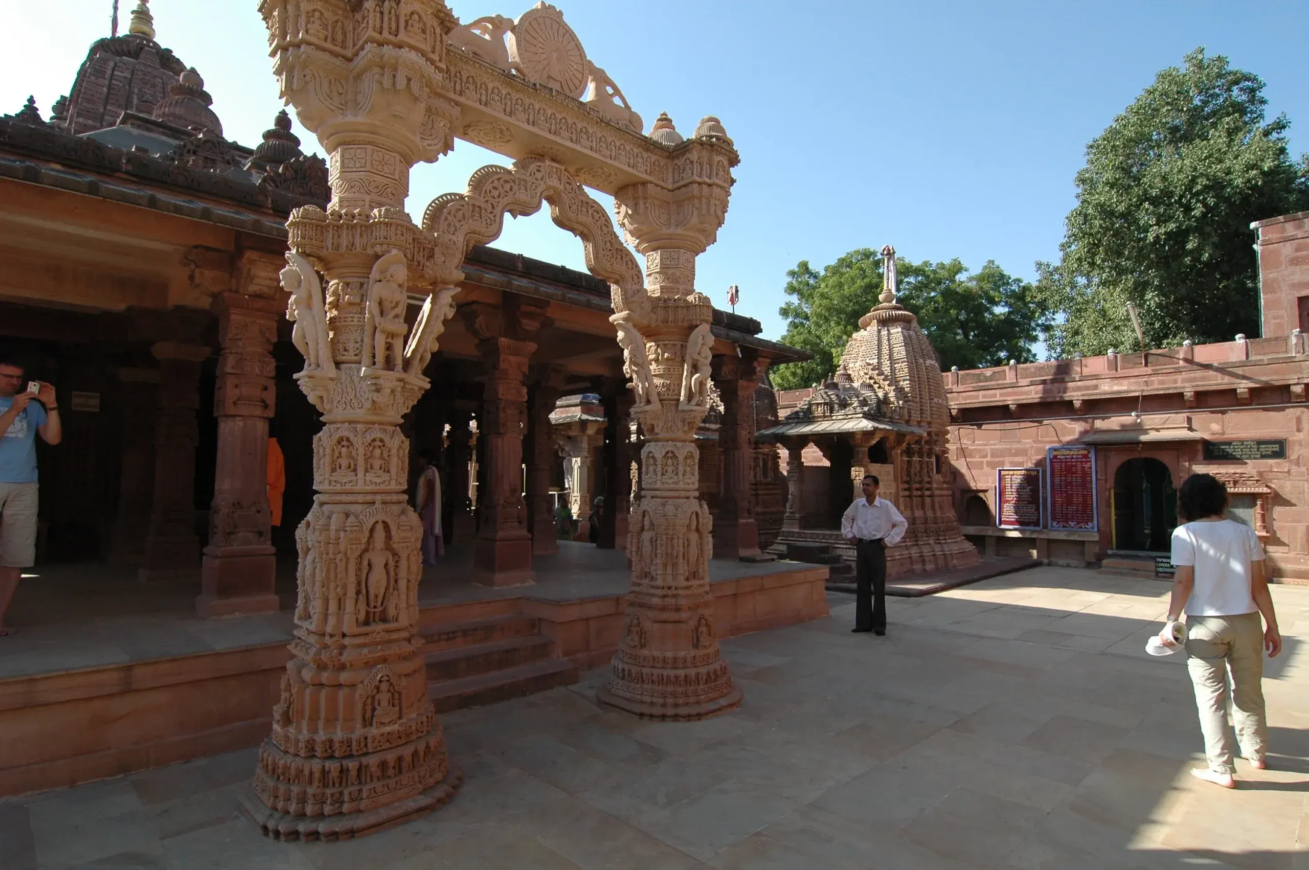 Osian Jain Temple in Rajasthan with intricate sandstone carvings and ancient architecture