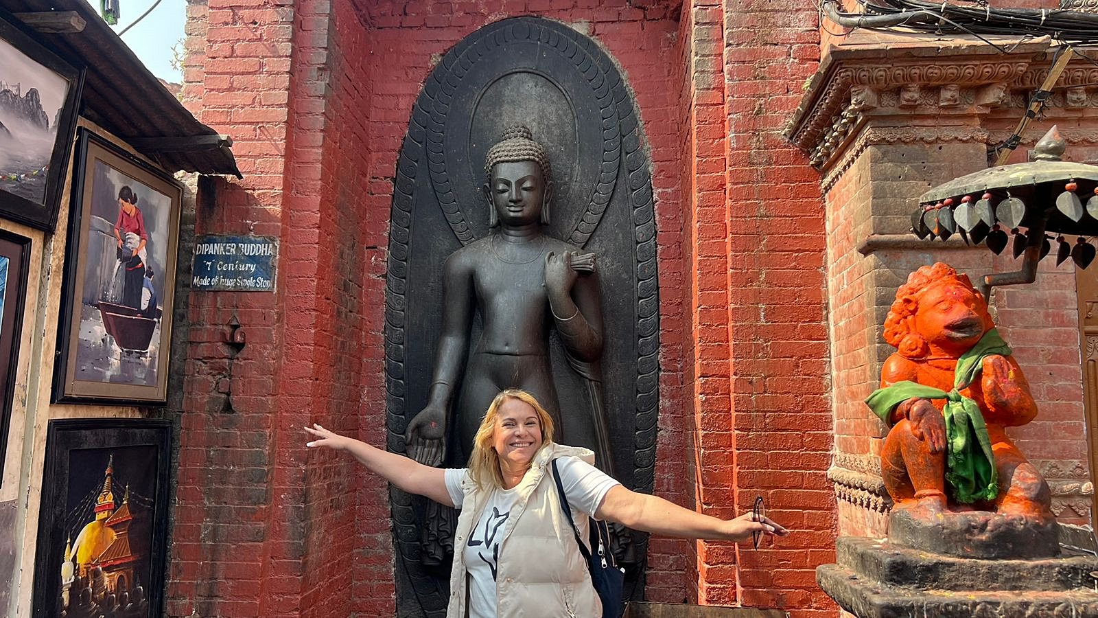 Guest exploring Kathmandu streets temples culture Nepal travel experience